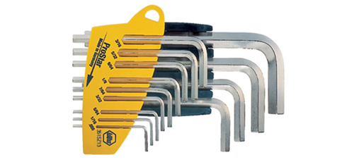 德國威漢英制加長球頭內(nèi)六角扳手13件套